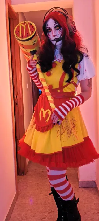 Disfraz Halloween Ronald McDonald