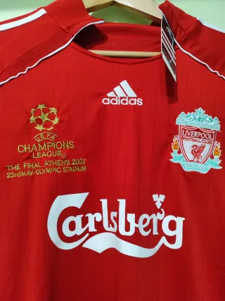 Camiseta Liverpool 2007 Xabi Alonso 14