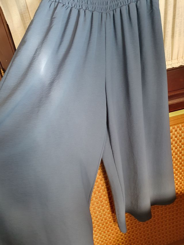 Pantalón Palazzo Azul