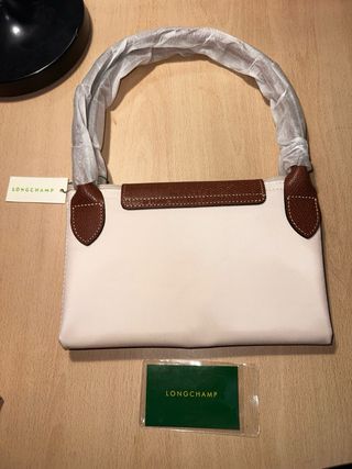 Bolso Longchamp Beige y Marrón