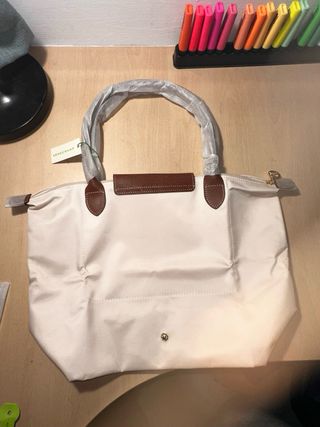 Bolso Longchamp Beige y Marrón