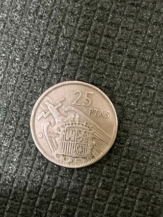 25 Pesetas Española 1957