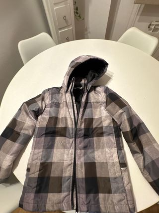 Chaqueta cuadros cómoda y cálida