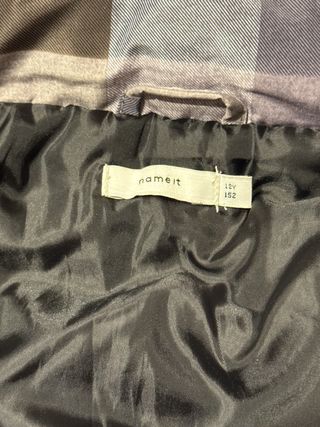 Chaqueta cuadros cómoda y cálida