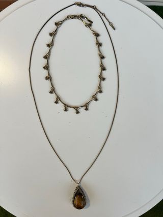 Collar Zara Doble Cadena y Colgante