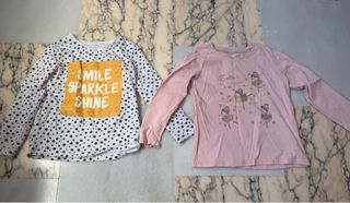 Lote 2 camisetas niña