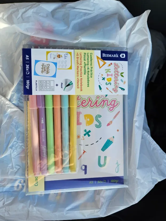 Kit Lettering BISMARK Kids Pastel