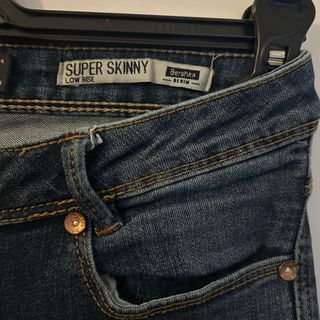 Jeans Bershka Super Skinny Denim Scuro (XS/34)