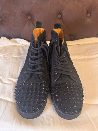 Botas Christian Louboutin Negras Tachuelas