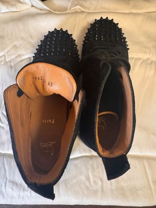 Botas Christian Louboutin Negras Tachuelas