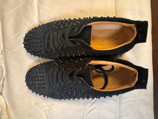 Botas Christian Louboutin Negras Tachuelas