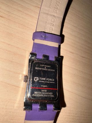 Reloj Time Force Morado Rectangular