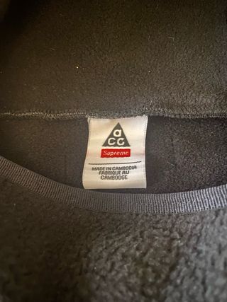 Pile Nike ACG x Supreme Nero Taglia M