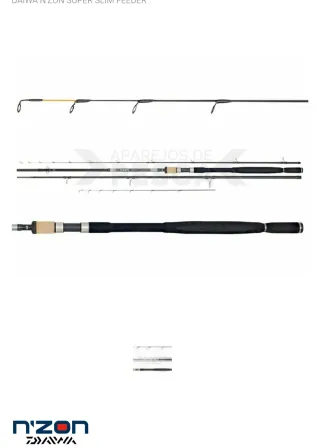 Caña Feeder Daiwa N'Zon Superslim 3.90 Acción 120
