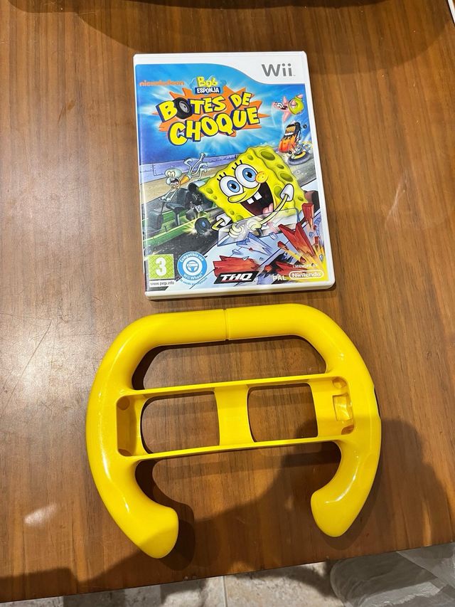 Juego Wii Bob Esponja Botes de Choque