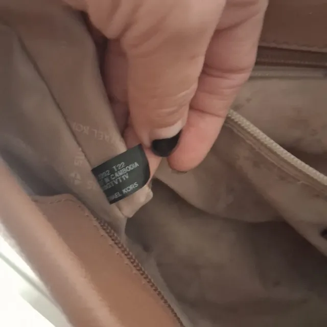 Borsa Michael Kors Beige originale 