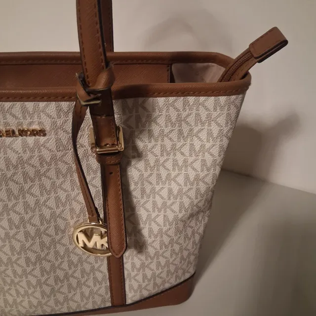 Borsa Michael Kors Beige originale 