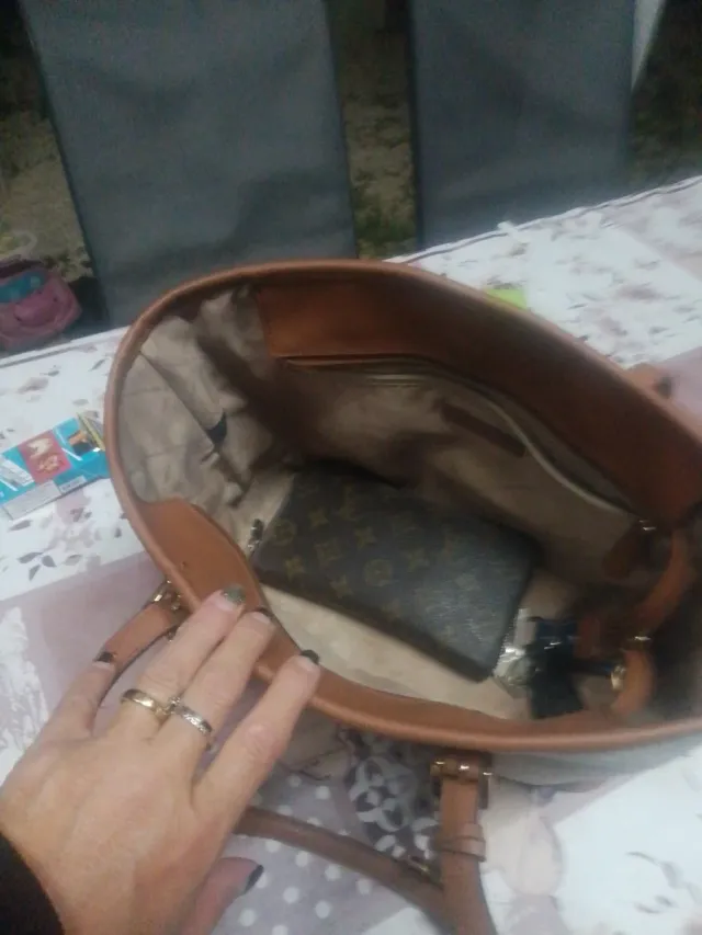 Borsa Michael Kors Beige originale 