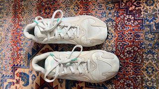 Adidas Yung-1 Blancas y Azules Talla 44 2/3