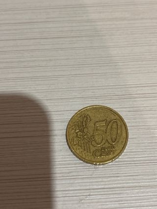 Moneda 50 céntimos Euro Francia 2001