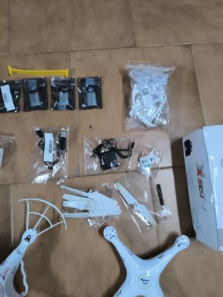PACK DRONES Syma X5C-1 Drone Blanco con Cámara +2