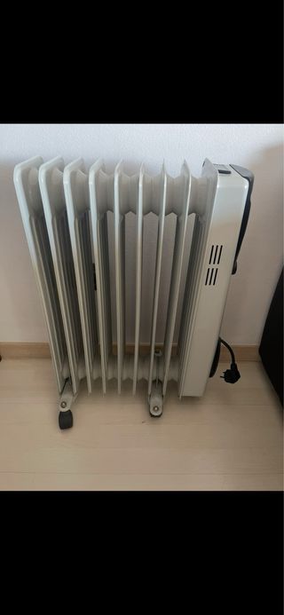 Radiador de aceite blanco