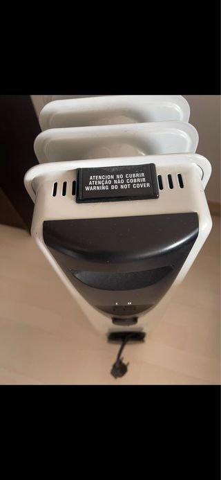 Radiador de aceite blanco