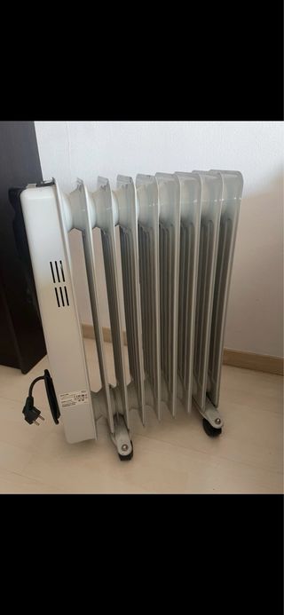 Radiador de aceite blanco