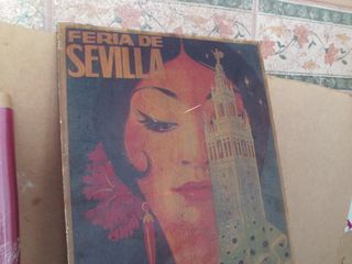 Cartel Feria de Sevilla 1-6 Mayo 1977 Firmado