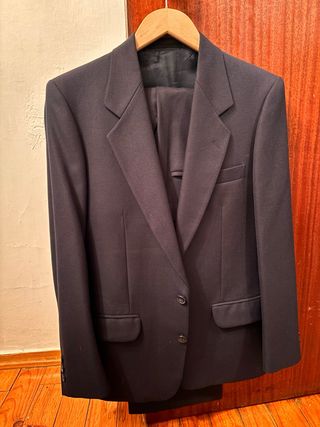 Traje Cortefiel Negro Talla 46 de pantalón 