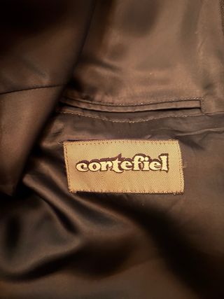 Traje Cortefiel Negro Talla 46 de pantalón 