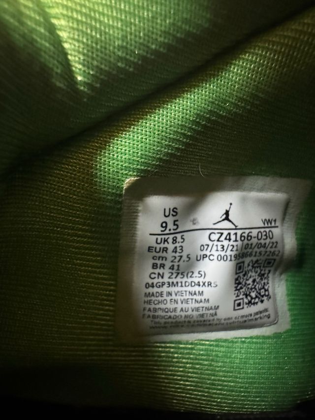 Zapatillas Nike Air Jordan falta limpieza
