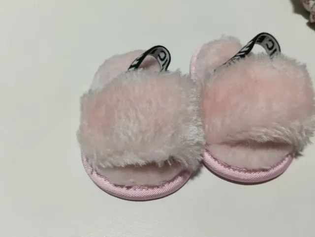 Pantuflas bebé rosa talla 11