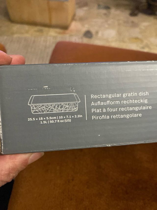 Pirofila Rosenthal Grigia