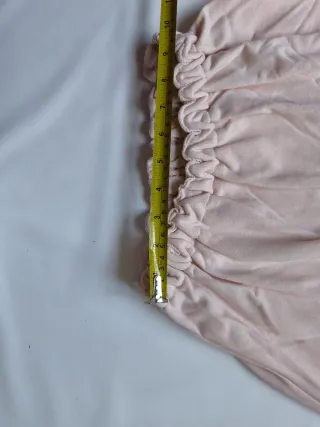 Sudadera rosa corta con cordones