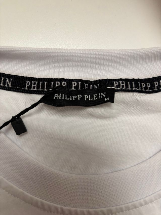Camiseta Philipp Plein Blanca Talla M