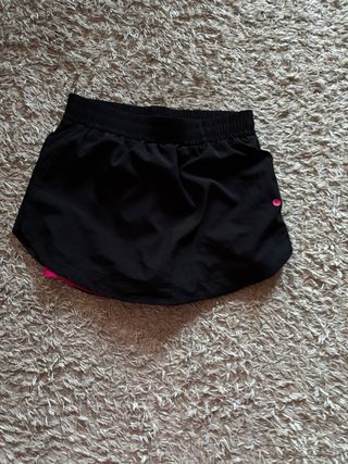 Pantalón corto deportivo Boomerang negro/rosa