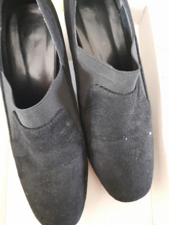 Scarpe donna tacco nero