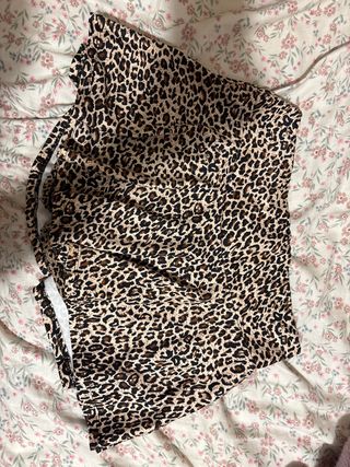 Falda Leopardo Beige y Marrón
