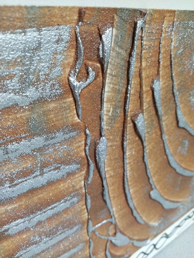 Lienzo abstracto cuadrado