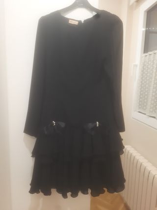 Vestido Taller Toya. Negro 