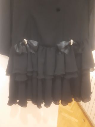 Vestido Taller Toya. Negro 