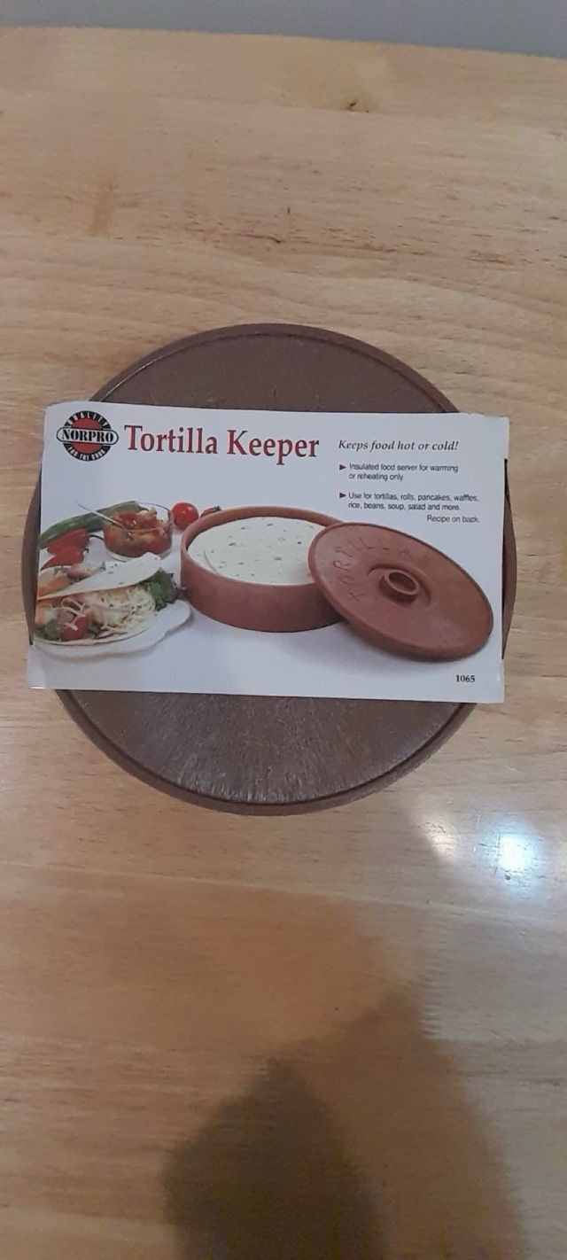 Tortillero para tortillas mexicanas.