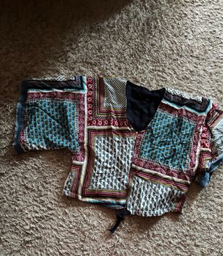 Blusa multicolor talla única