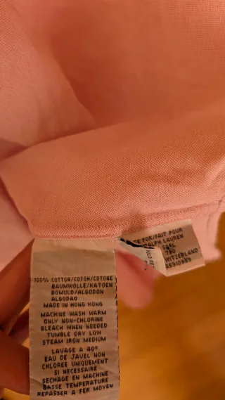 Camisa Polo Ralph Lauren Rosa