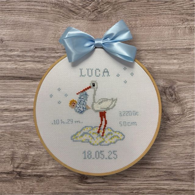 Bastidor bordado bebé personalizado