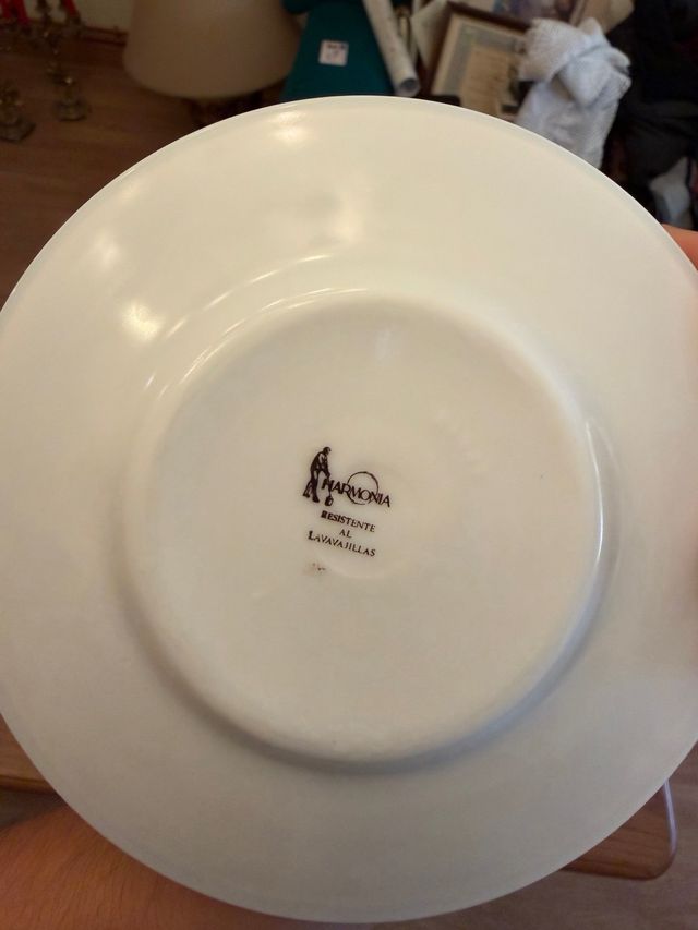 Juego de 12 tazas de porcelana
