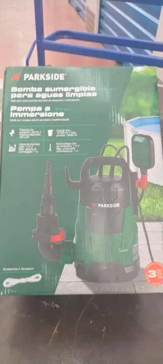 Bomba Sumergible Parkside Aguas Limpias