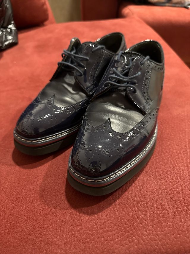 Zapatos de vestir azules para hombre