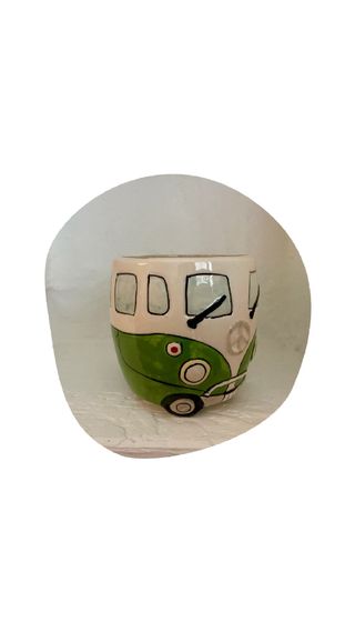 Taza furgoneta hippie cerámica